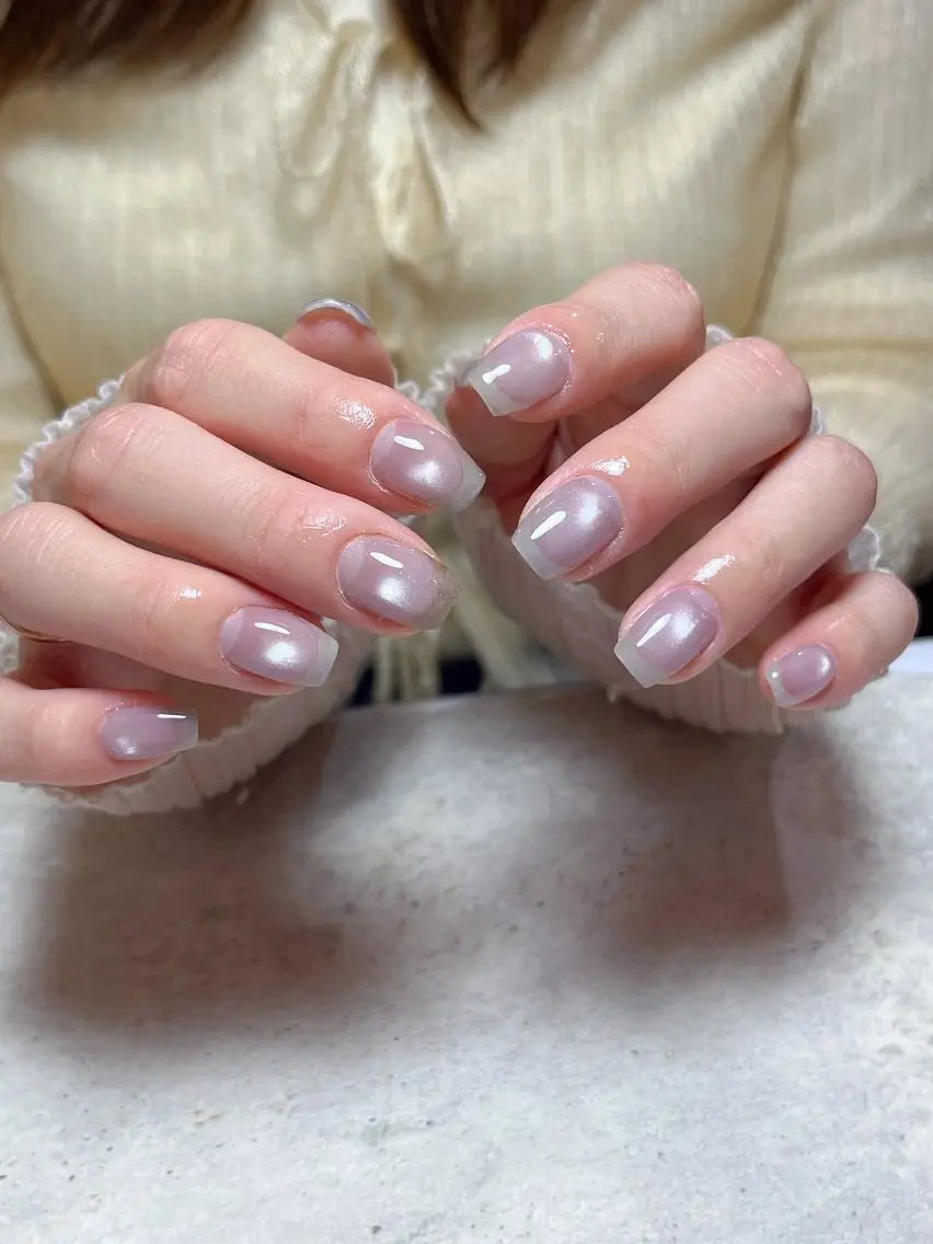ネイル ブルー マグネットネイル ハンドネイル r.nailBY α 大阪福島区/岸本🧸のネイルデザイン
