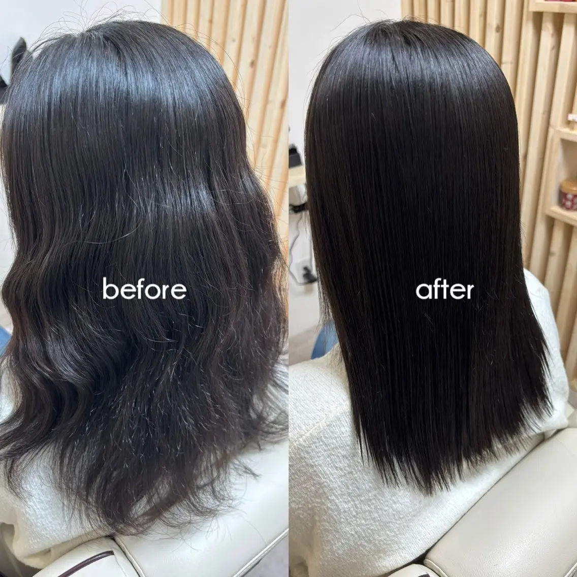 ミディアム パーマ カット 縮毛矯正 トリートメント akane/大和田 駅/ Garanceのヘアスタイル