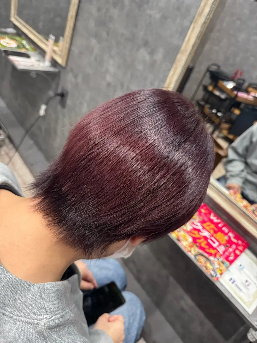 ショート カラー glac 當田のヘアスタイル