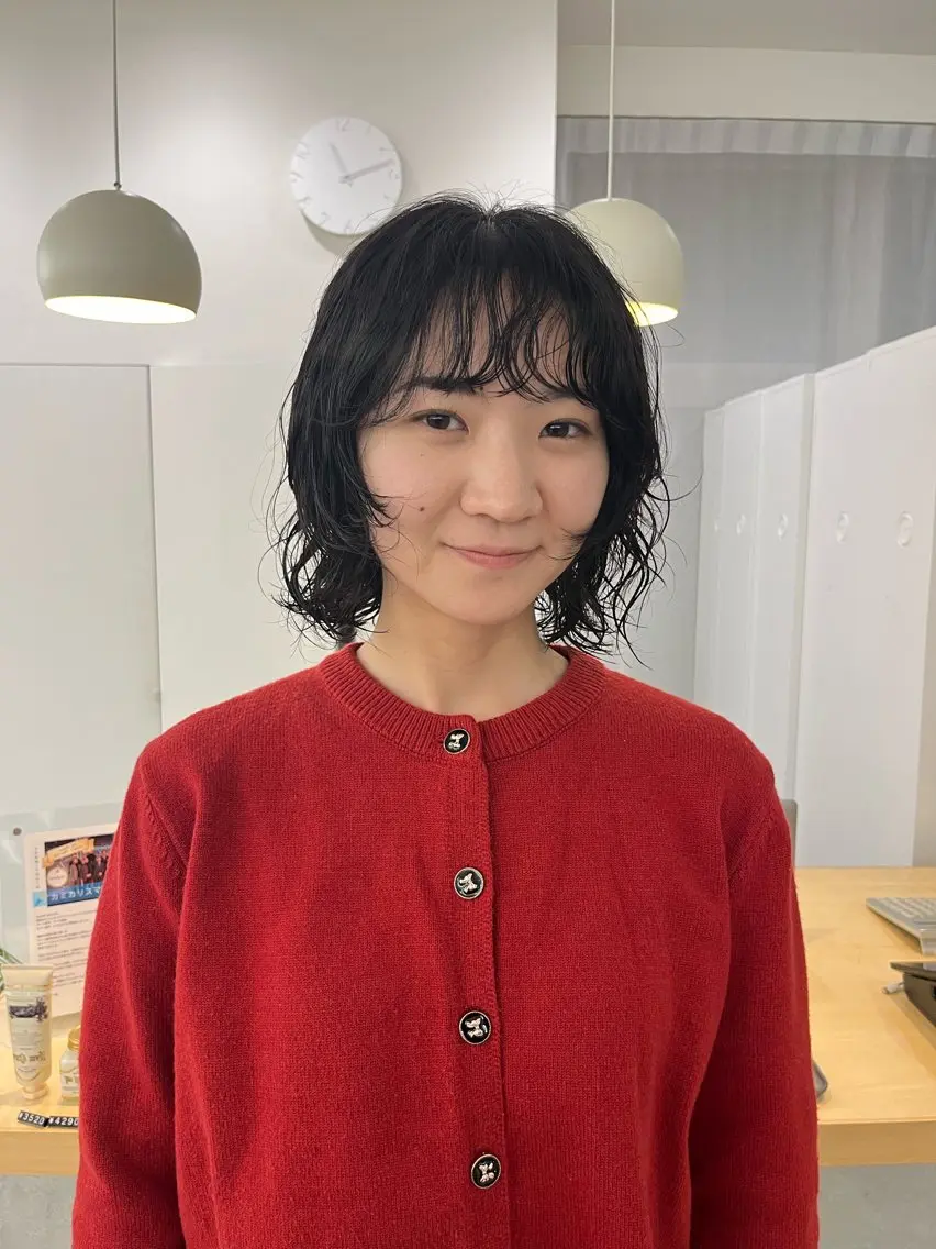 パーマ カット パーマ 瀬長なおみ U too e'sのヘアスタイル
