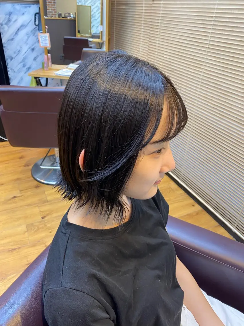 ショート カラー カット ヘアカラー トリートメント 透明感カラー/韓国 ヘア🩶yuri🩵のヘアスタイル