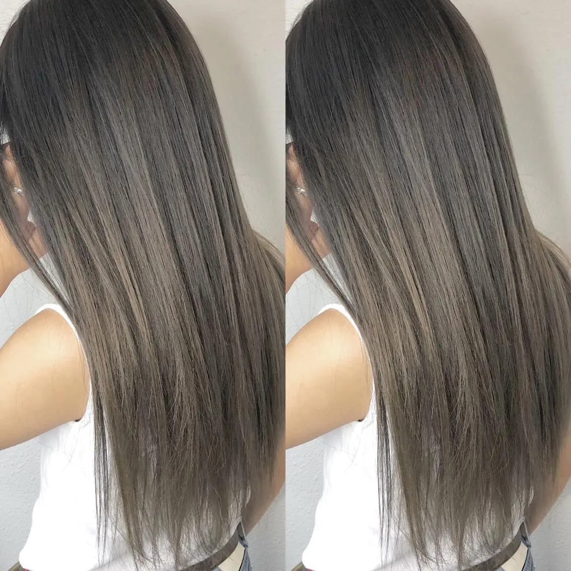 ロング カラー ブリーチ グラデーションカラー ハイライトカラー ハイライト あさだ しゅうたろうのヘアスタイル