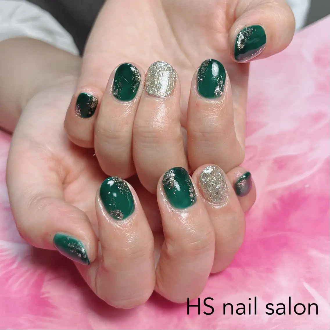 ショート ハンドネイル hs nail salonのネイルデザイン
