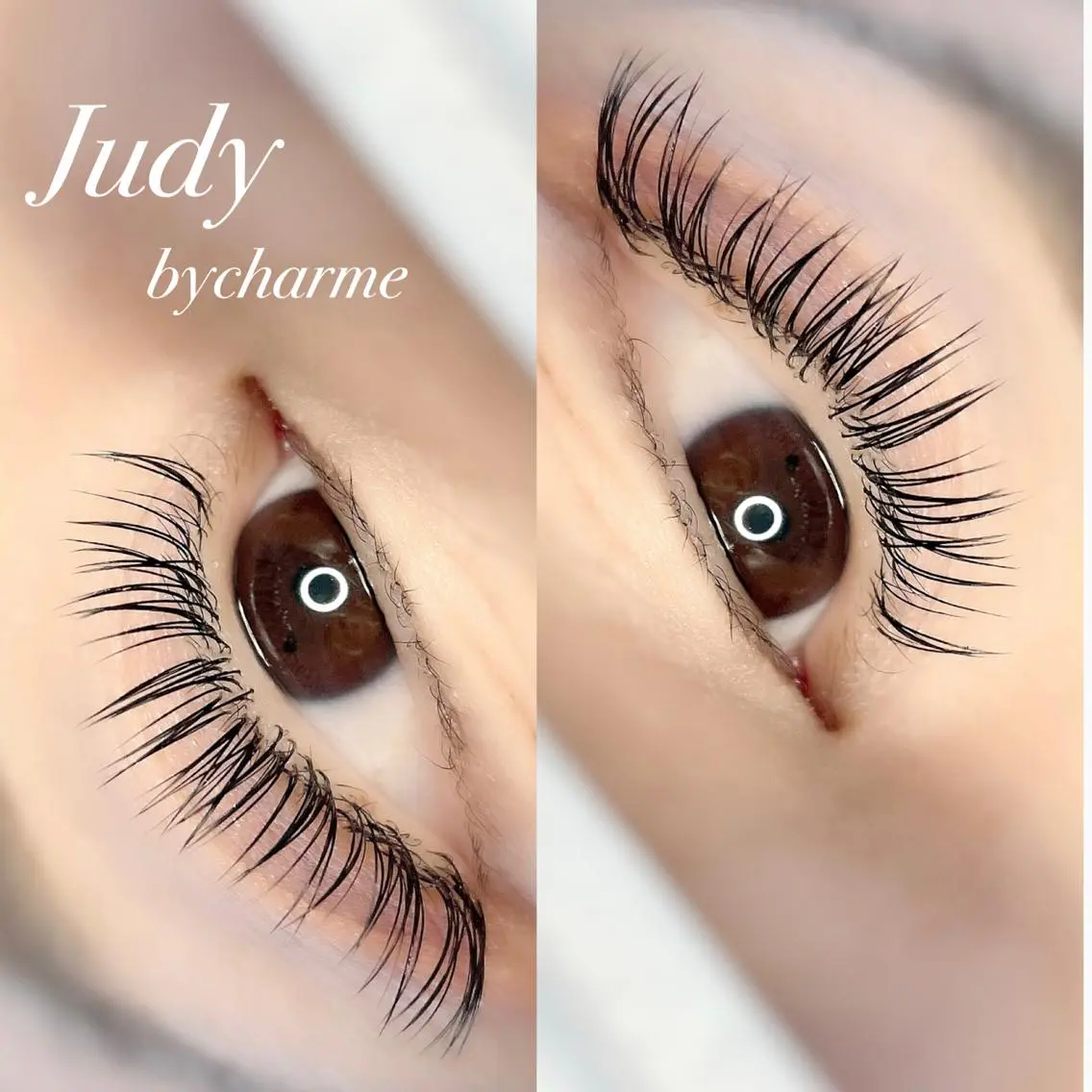 マツエク・マツパ 付け放題 フラットラッシュ パリジェンヌラッシュリフト セーブル マツエク Judy by charmeのマツエク・マツパデザイン