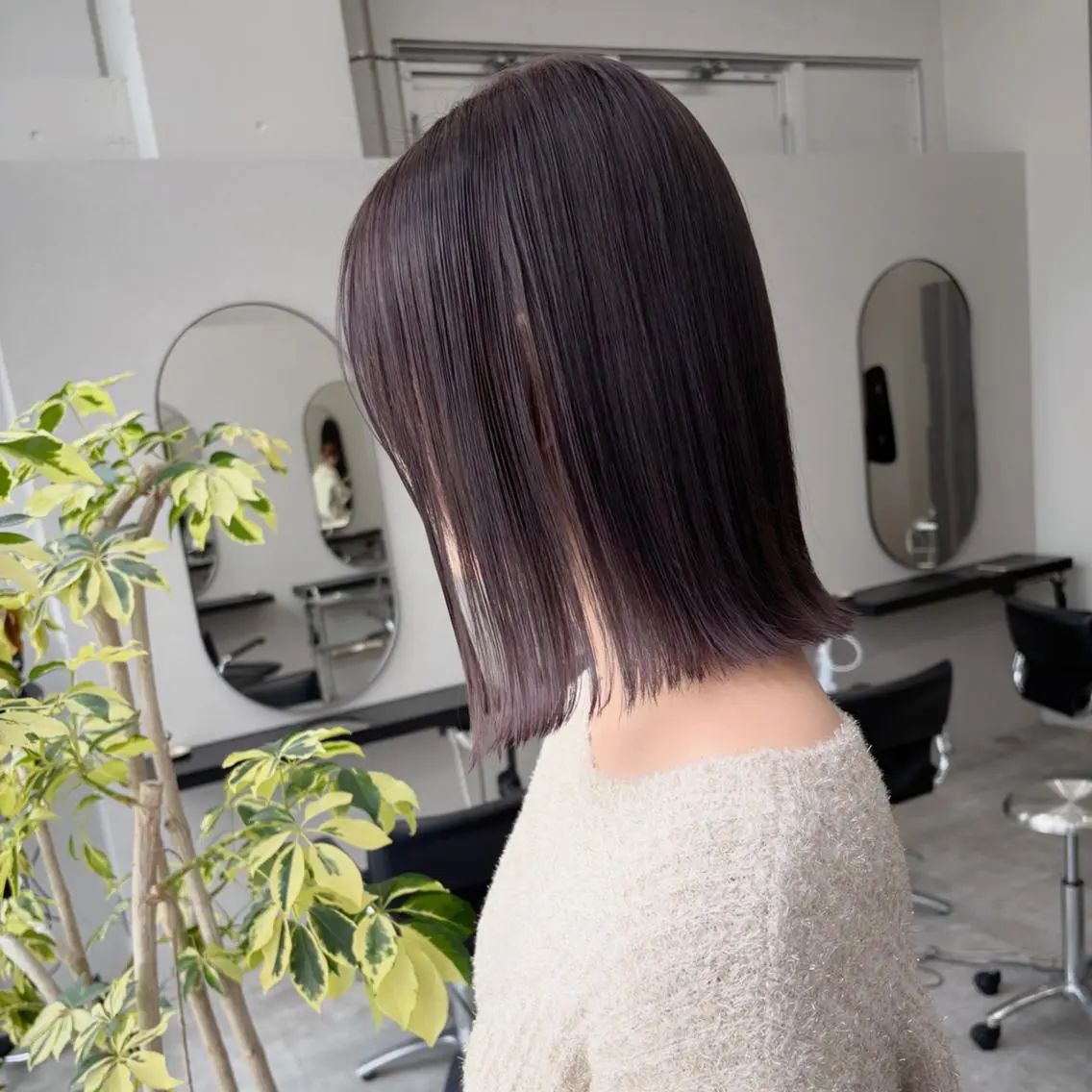 カラー セミロング 透明感カラー グレージュ ラベンダーカラー ラベンダーグレージュ ラベンダーグレー ヘアカラー トリートメント 透明感🪽艶カラー☆ トレンドヘア✨のヘアスタイル