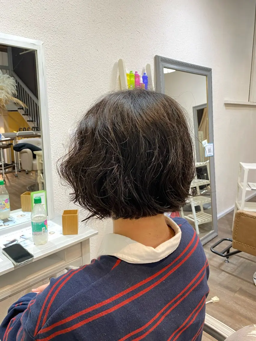 ショート ボブ くせ毛 メンズカット/中西 きょうかのヘアスタイル