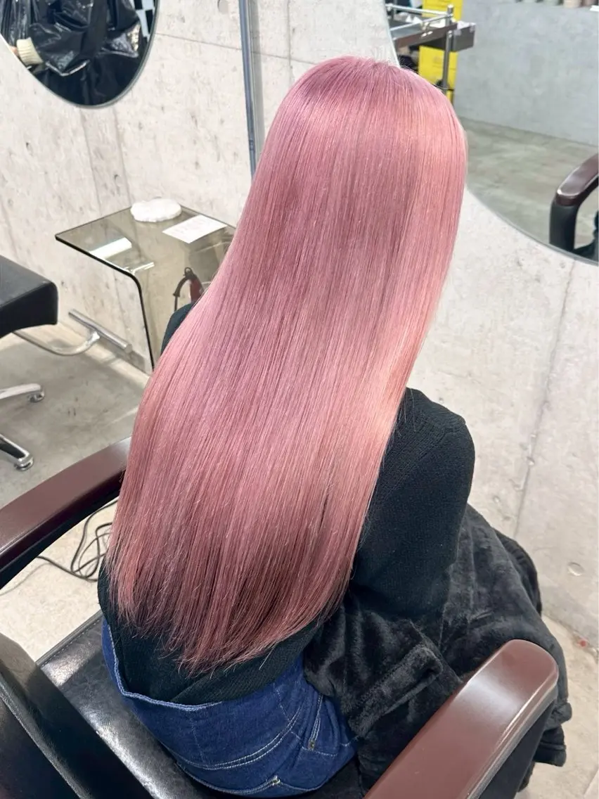 ロング カラー ヘアカラー トリートメント ✨ブリーチカラー/ 艶髪suzu🪽🤎のヘアスタイル