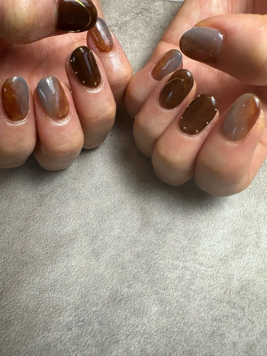 ネイル ニュアンスネイル nailroom Anmie.のネイルデザイン