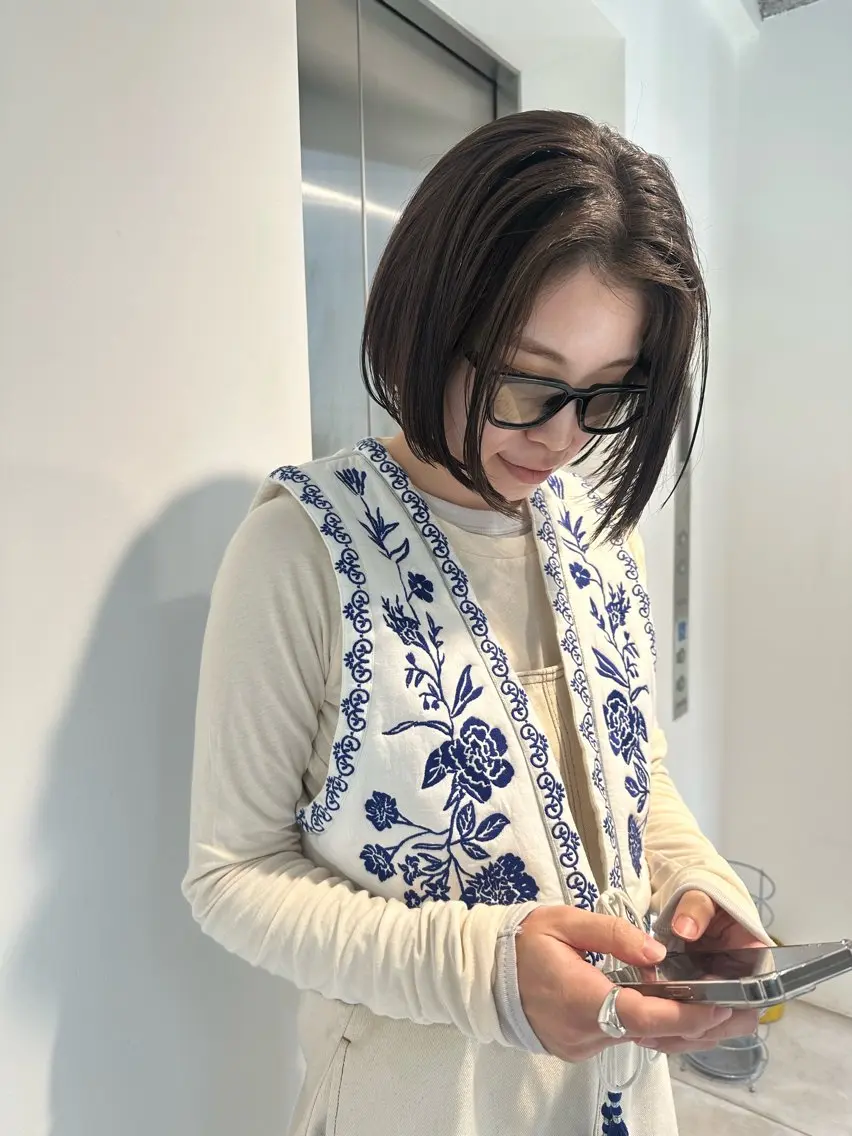 ショート カラー キッズ オトナヘア🌸 harukaのヘアスタイル