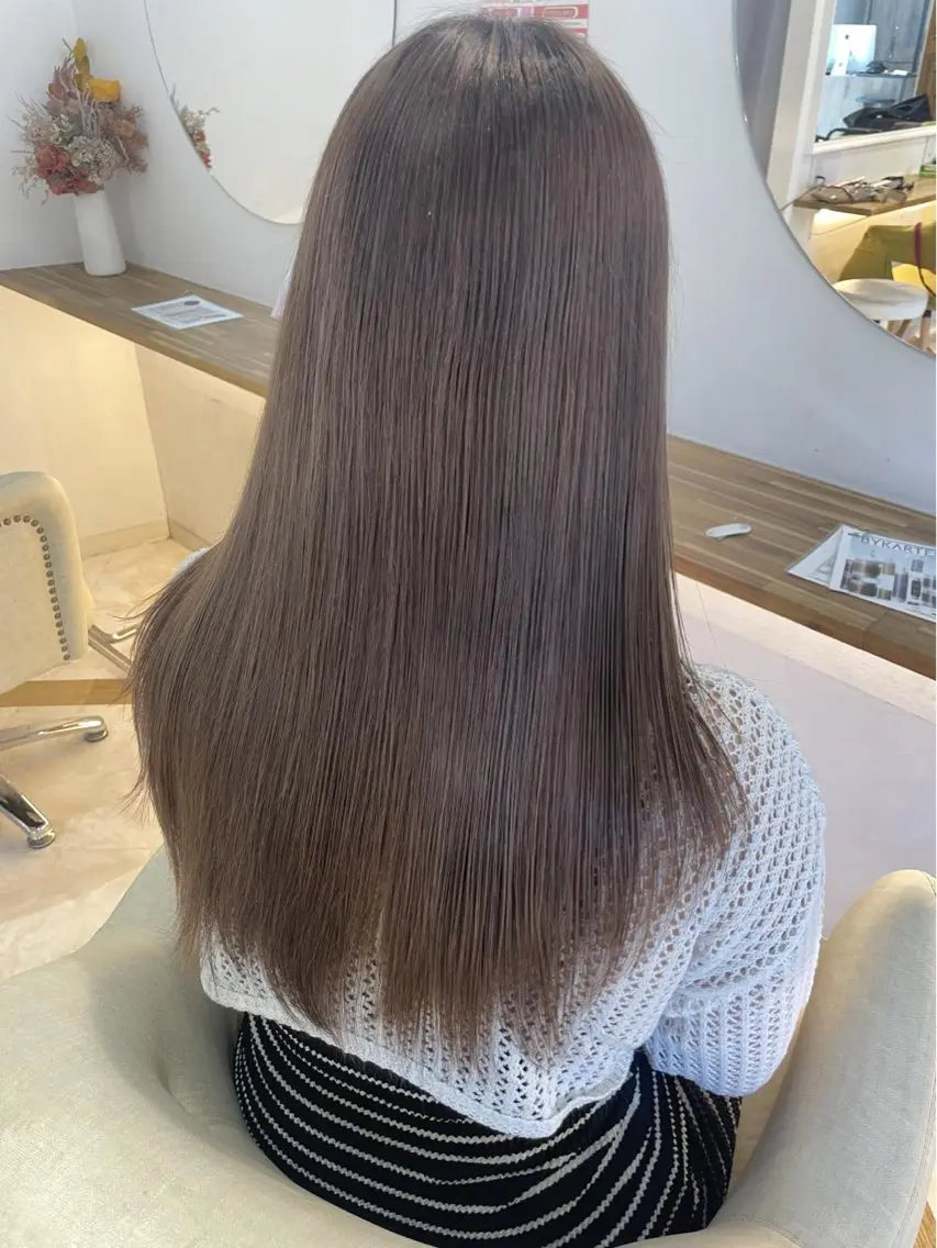 ロング カラー ブリーチ ダブルカラー グラデーションカラー ハイライトカラー インナーカラー ヘアカラー 🖤みらい🖤 透明感カラー/カットのヘアスタイル