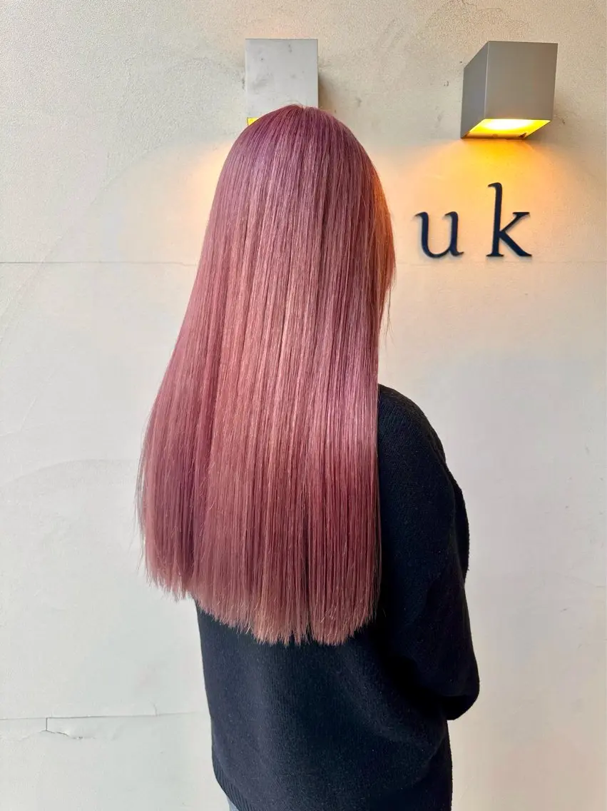 ロング カラー ヘアカラー LOA uraraのヘアスタイル
