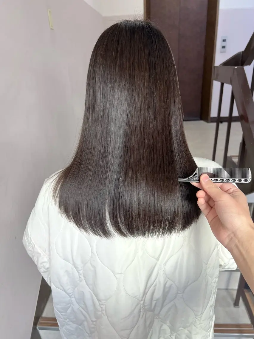 【💎艶美髪へ💎】縮毛矯正+似合わせカット+3Stepトリートメントの写真