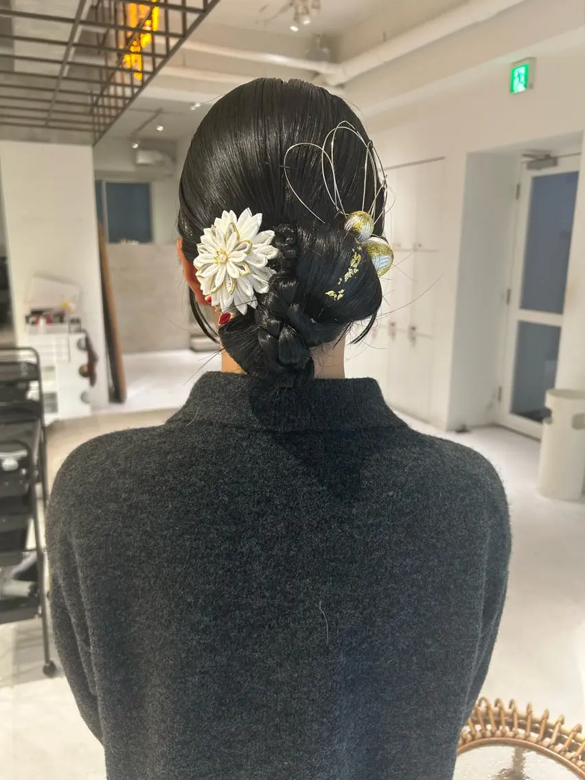 ヘアアレンジ ヘアセット 透明感color ˚✧₊amuのヘアスタイル