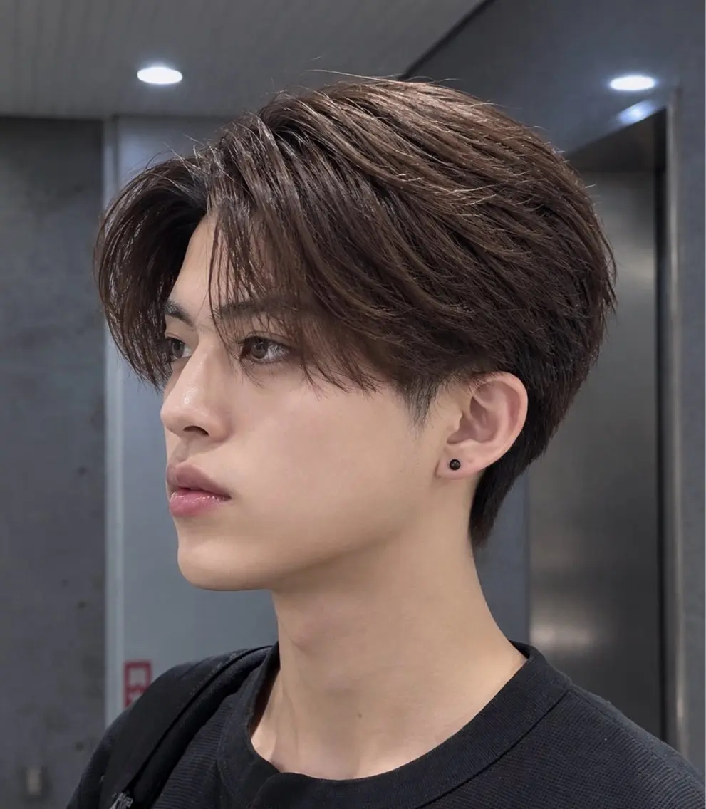 ショート カラー メンズ フェザーパーマ メンズパーマ カット パーマ パーマオーダー Ｎｏ．1美容師🔥のヘアスタイル