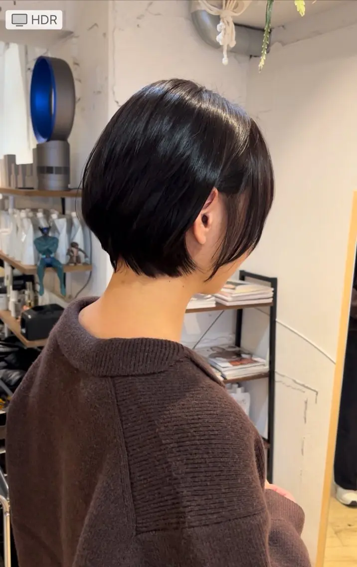 ショートカットの写真