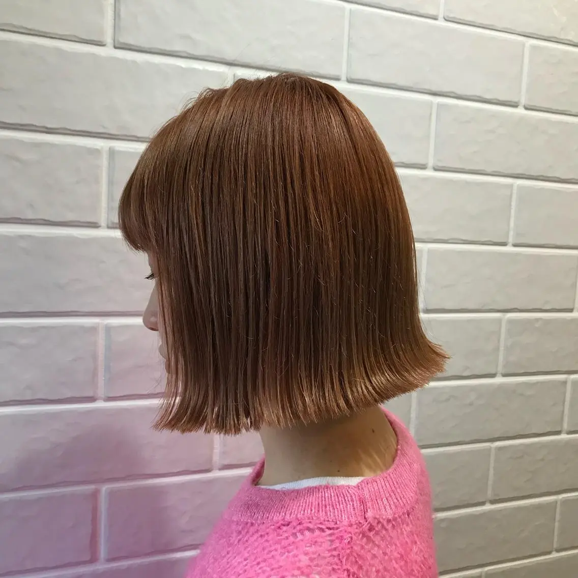 ミディアム PINQ ピンクのヘアスタイル