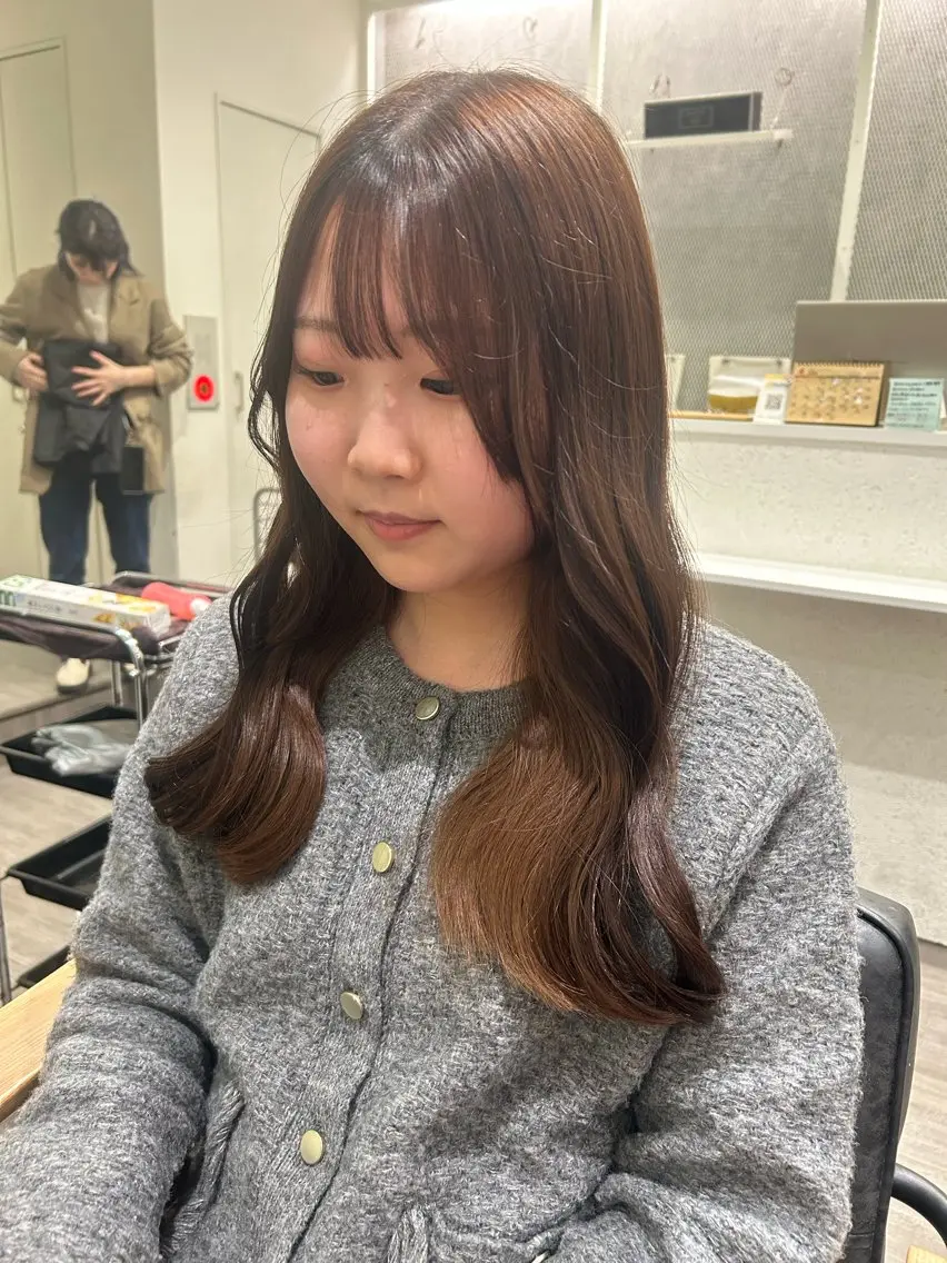 ロング カラー ヘアアレンジ デザインカラー ヘアカラー トリートメント cocotte 💟草間紫音💟のヘアスタイル