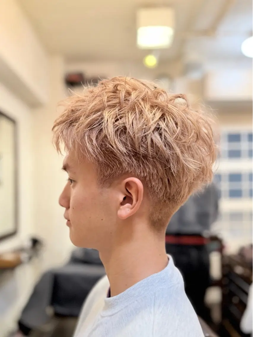 ⚡️学生限定⚡️メンズカット＋ケアブリーチ＋カラー【ミニモ学割】の写真