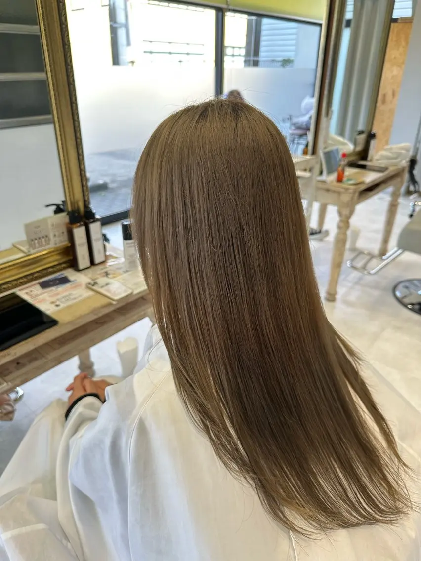 セミロング 野上 麗のヘアスタイル
