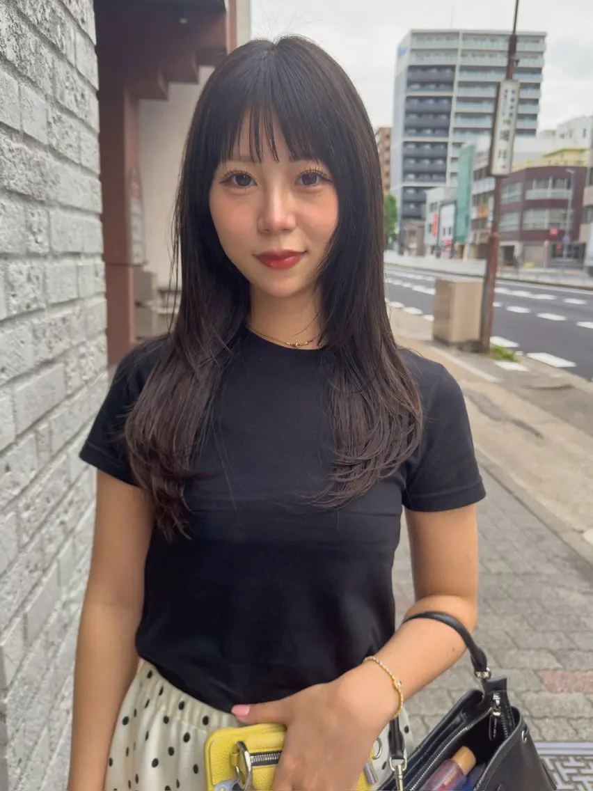 ロング 米澤 俊輔のヘアスタイル