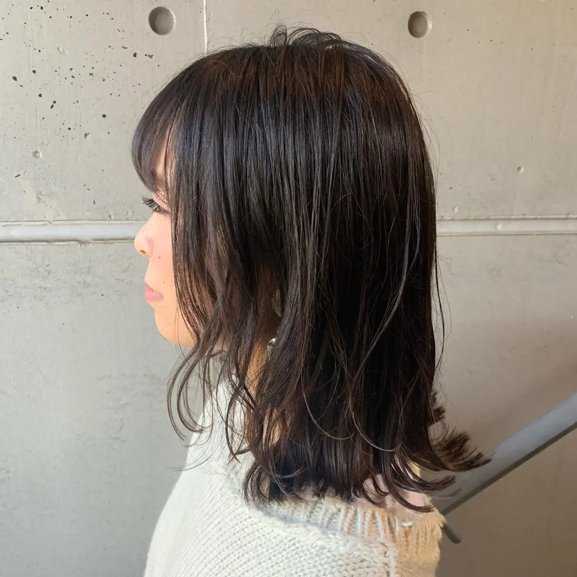 ミディアム 庄司 美佑樹のヘアスタイル