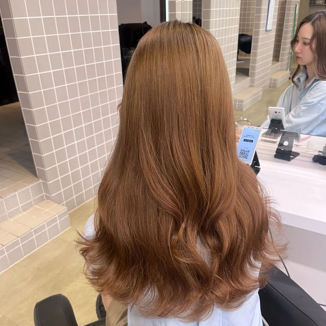 ロング カラー ふわっと抜け感🫧 ブラウンベージュ🤎のヘアスタイル