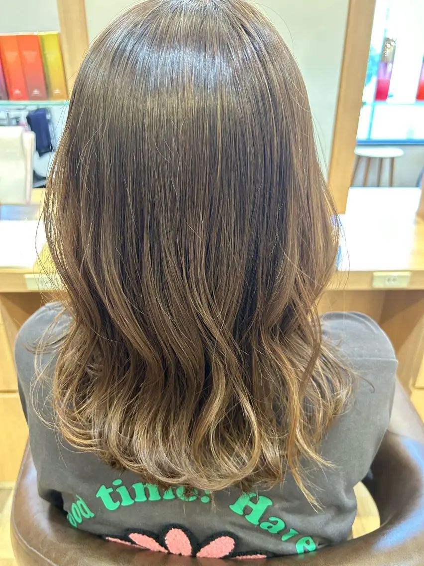カラー ブラウンカラー Dali 新さっぽろ Ricoのヘアスタイル