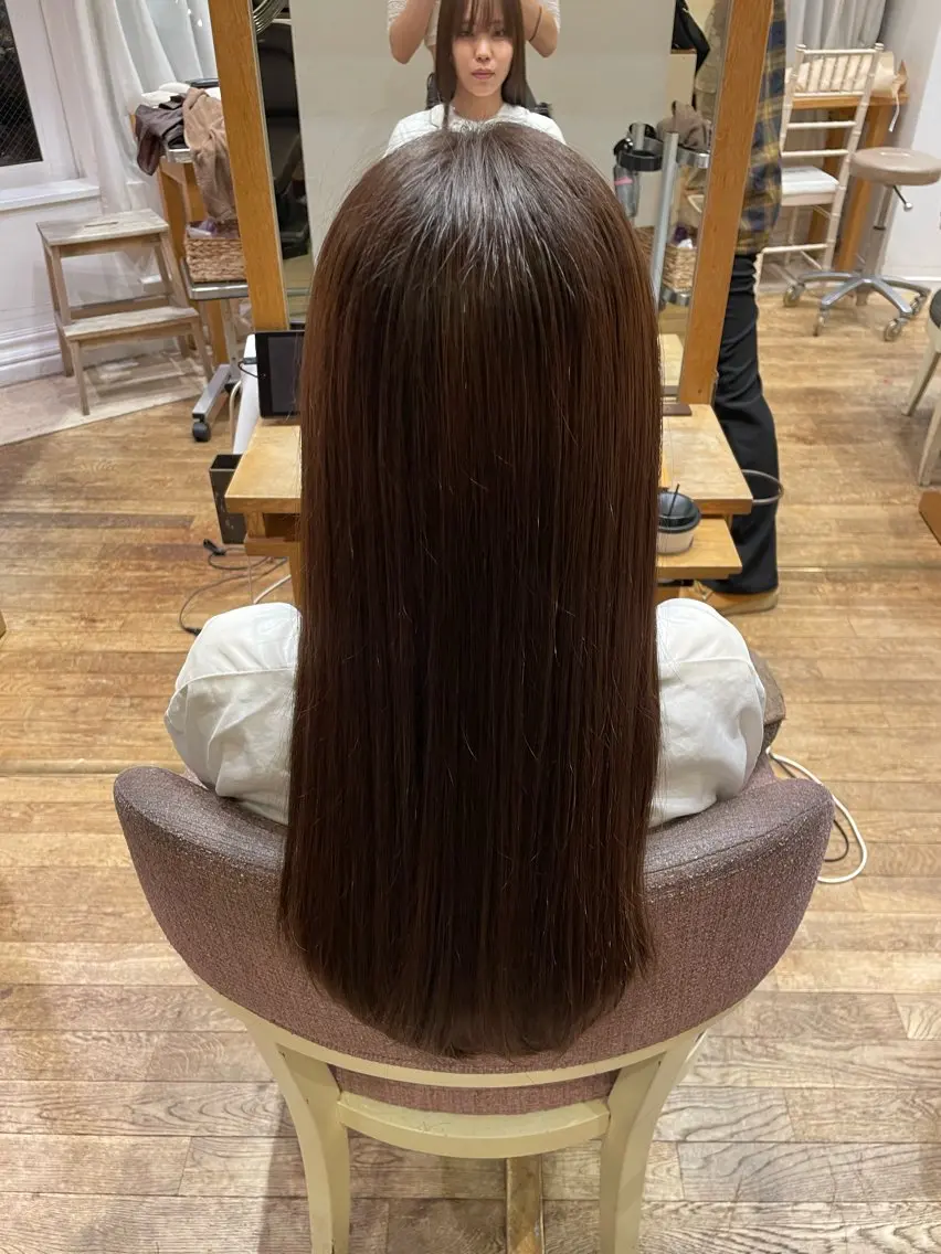 ロング トリートメント パーマ／似合わせヘア 嶋 彩芽のヘアスタイル