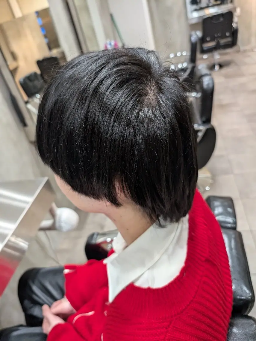 ミディアム メンズ マッシュウルフ マッシュ メンズウルフカット ウルフカット カット QOL札幌YUTO （旧QOL円山）のヘアスタイル