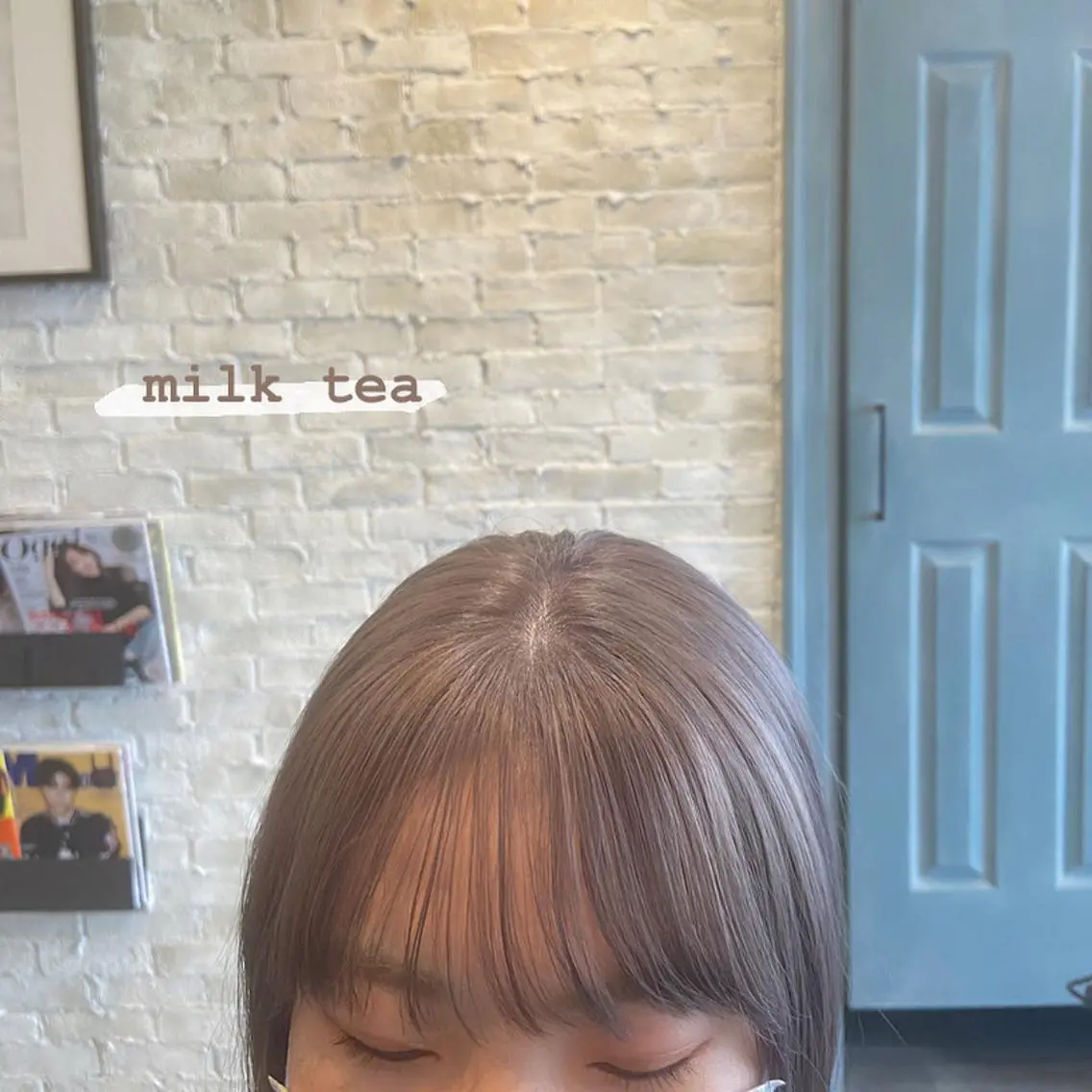 ミディアム カラー パーマ ヘアカラー トリートメント 川崎のカラー職人🥣 kentaのヘアスタイル