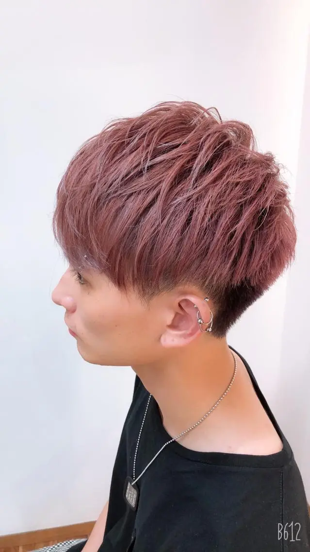 メンズカラー＋cutの写真