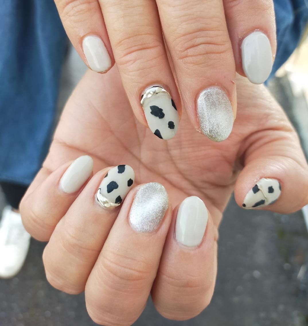 ネイル アニマル柄 ハンドネイル 推しネイル | 　aycnailのネイルデザイン