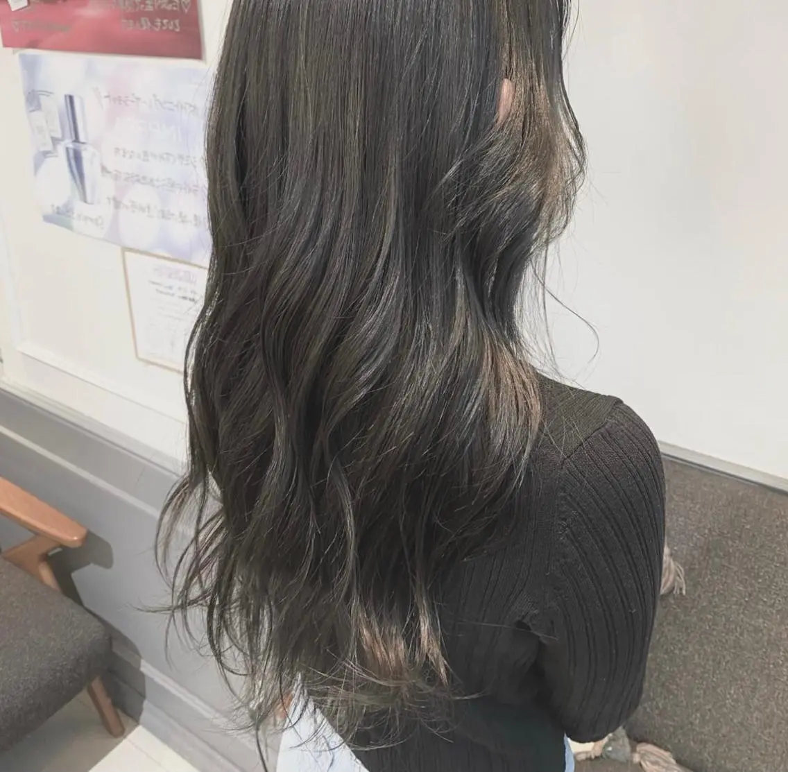 ロング カラー 透明感カラー カット ヘアカラー トリートメント 🫧 nanaco🫧のヘアスタイル