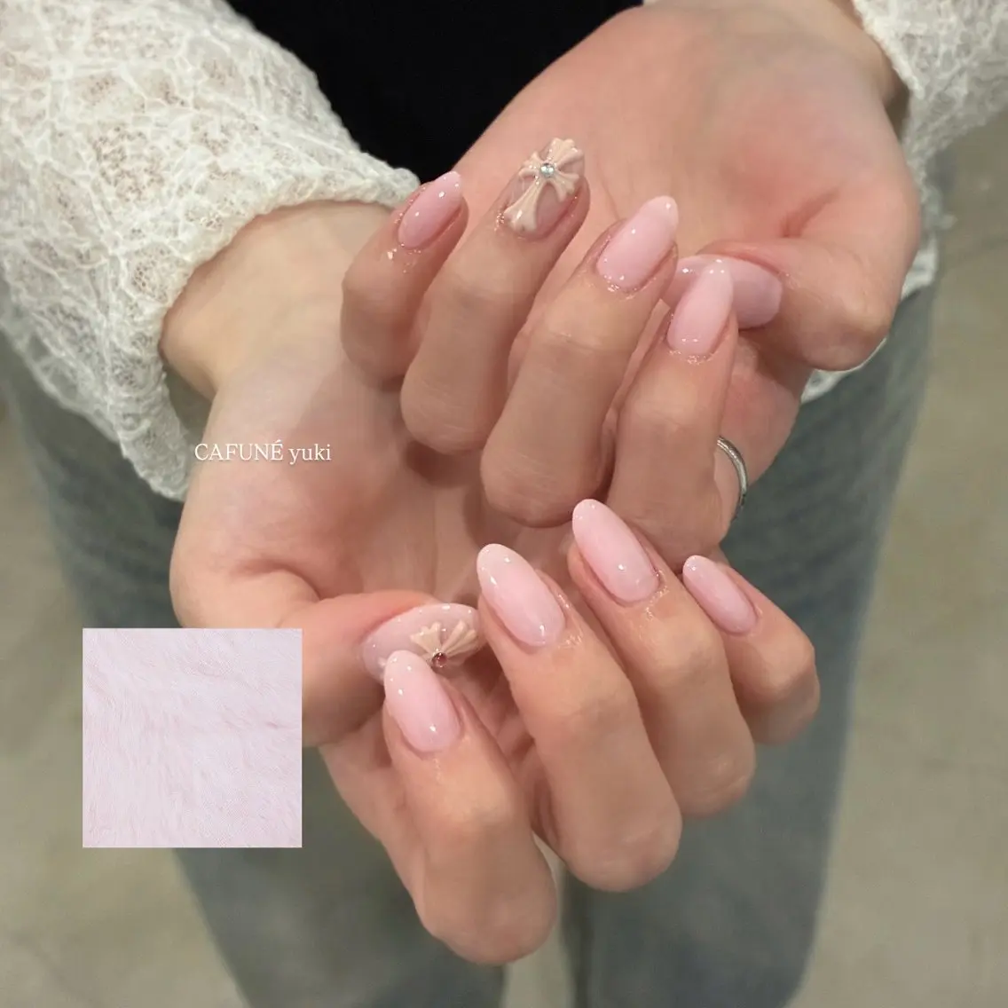 ネイル ハンドネイル 🎼CAFUNÉ_ TOKYO.•*¨のネイルデザイン