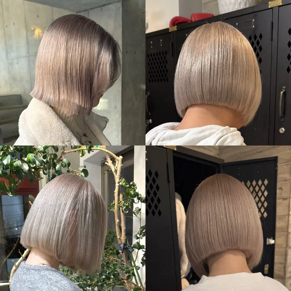 ミディアム カラー カット ヘアカラー トリートメント 色落ち綺麗透明感カラ /ボブ/ナカツヒカルのヘアスタイル