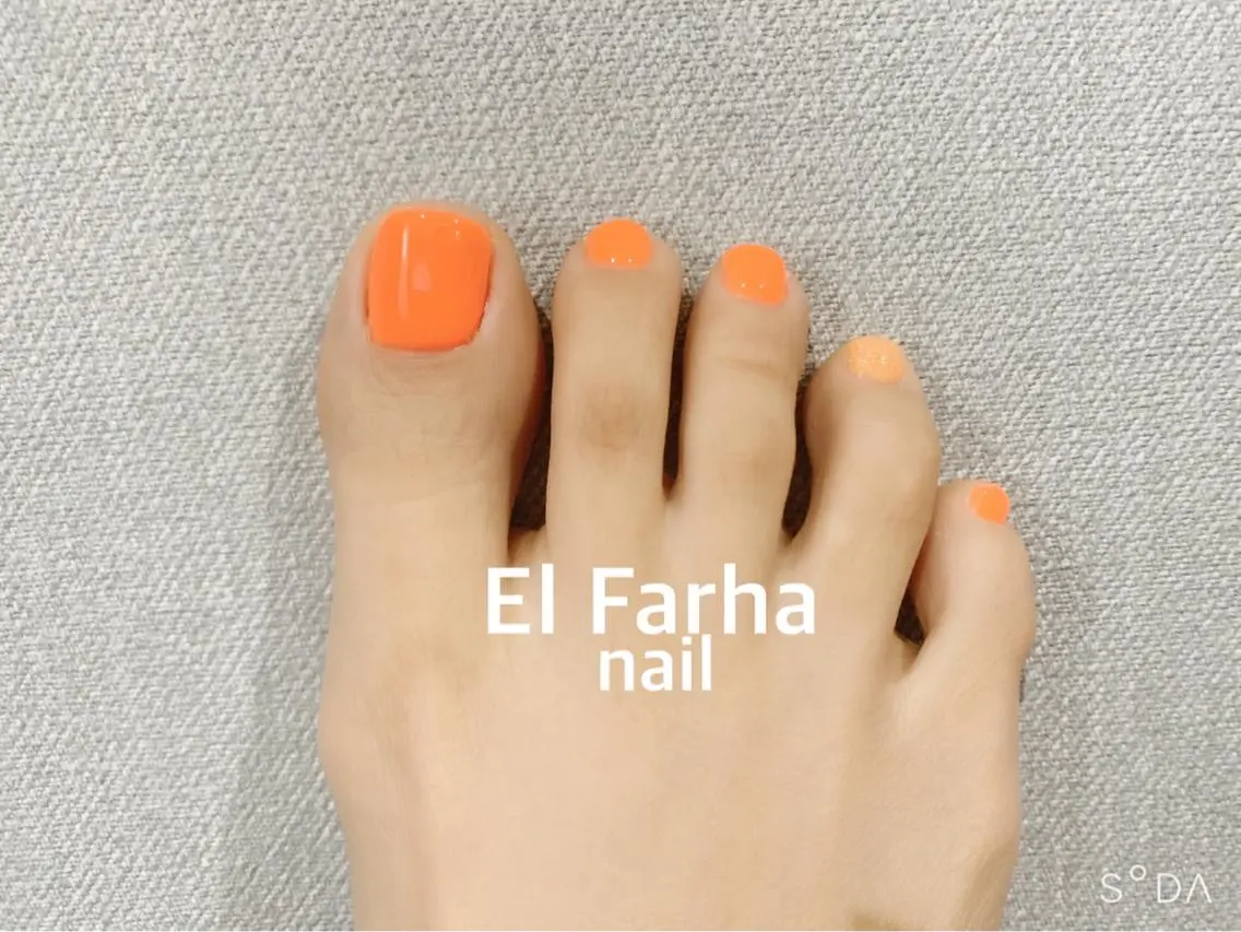 ネイル フットネイル El  Farha nailのネイルデザイン