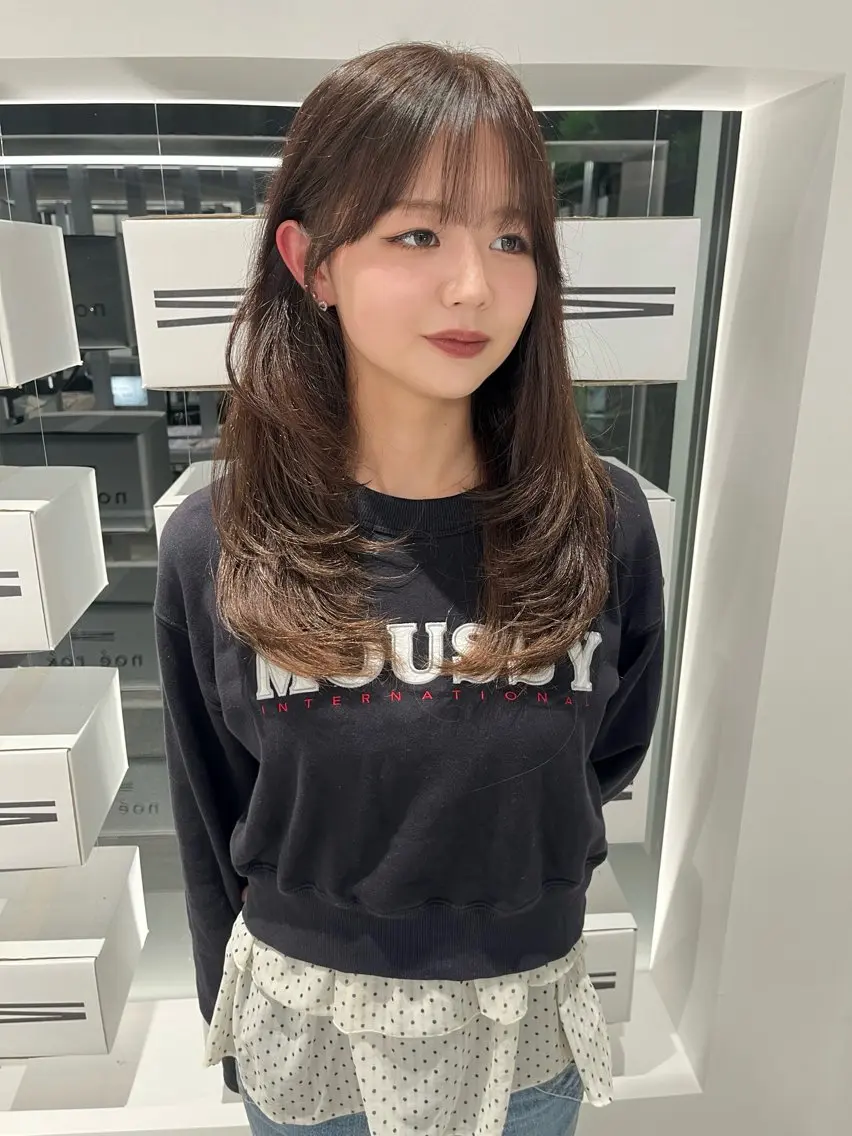 ロング カラー カット ヘアカラー nanase / レイヤーカットのヘアスタイル