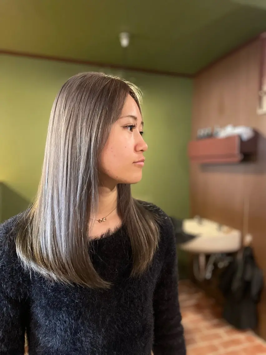 セミロング カラー カット ヘアカラー トリートメント ヘアセット PATH-hair. storeのヘアスタイル