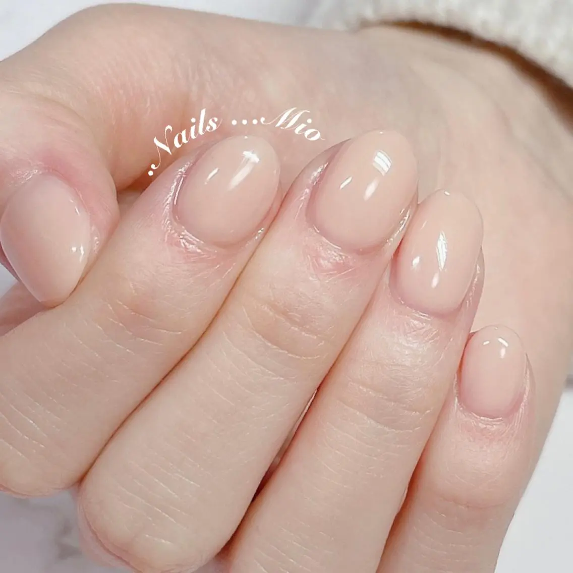 ネイル ジェルネイル ワンカラーネイル .Nails Mio 赤羽西ネイルサロンのネイルデザイン