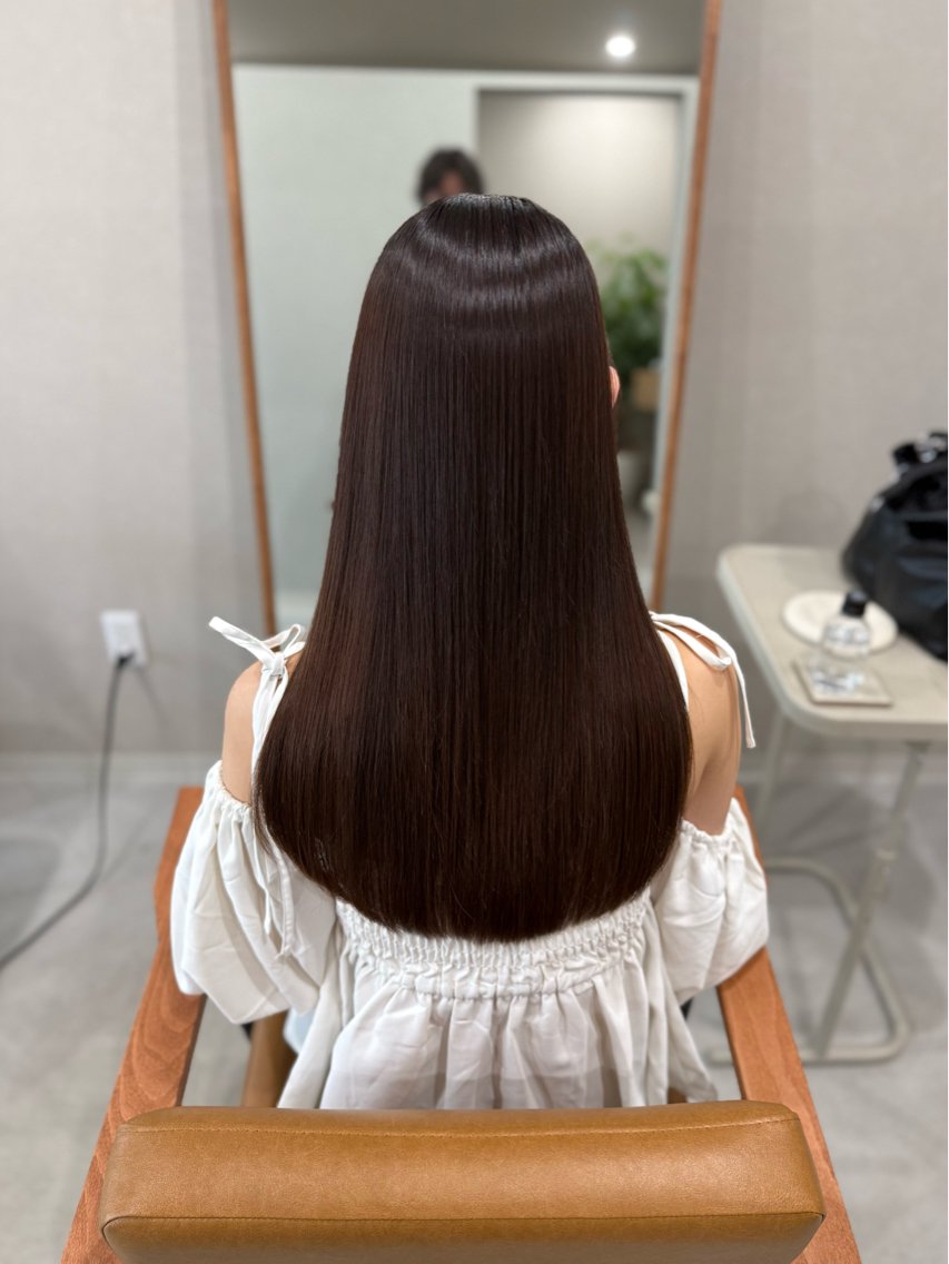 ✨似合わせカット+美髪縮毛矯正+集中補修トリートメント ¥25,000→23,000の写真