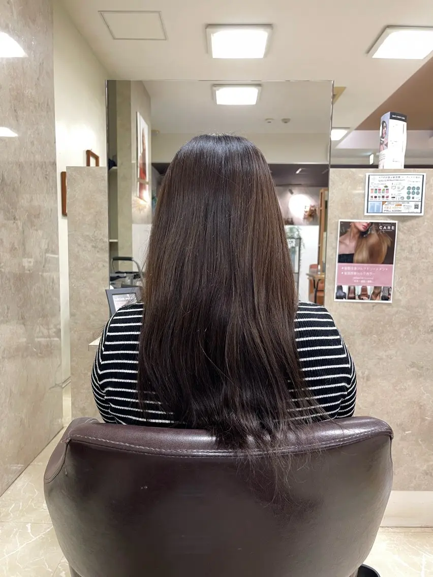 セミロング 髪質改善 縮毛矯正 縮毛・酸性ストレート 特化のヘアスタイル