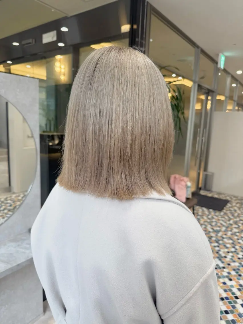ショート カラー カット ヘアカラー トリートメント 水野 亨祐のヘアスタイル