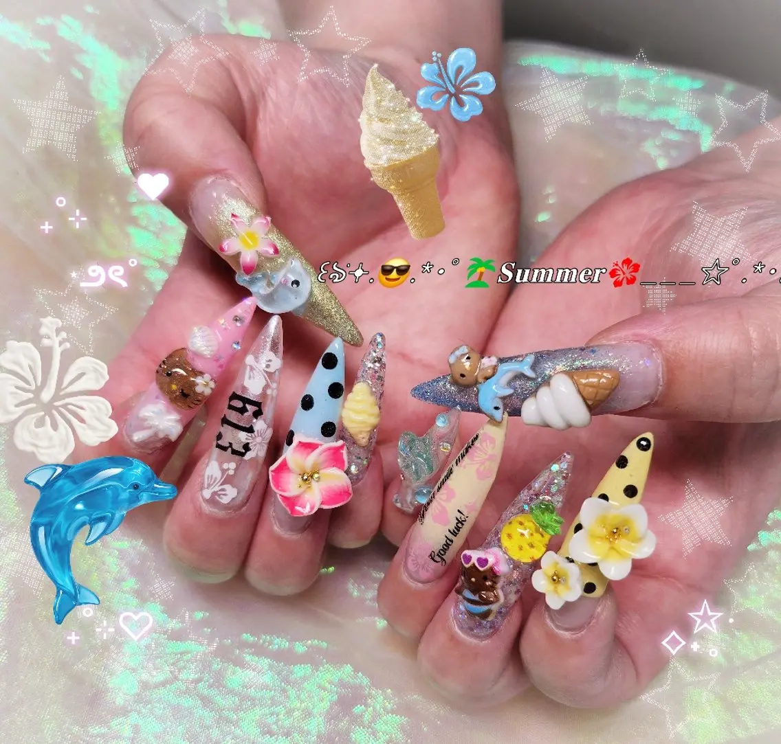 ネイル ハンドネイル 💜bora .のネイルデザイン