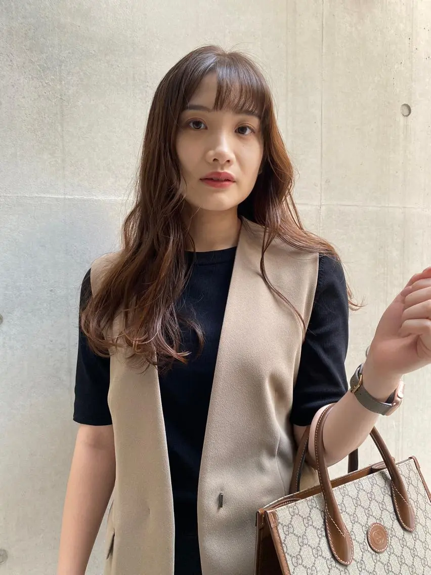 似合わせ小顔カット+髪質改善ストレート(縮毛矯正)の写真