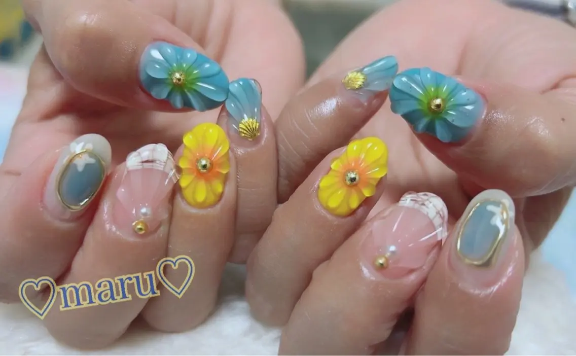 ネイル ハンドネイル フットネイル まるみ ♡のその他イメージ