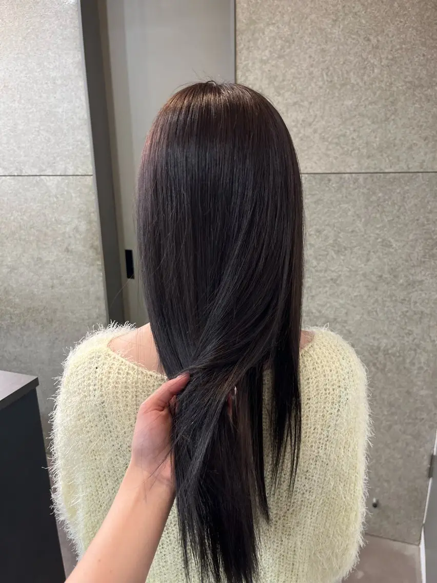髪質改善オイルストレート🫧の写真