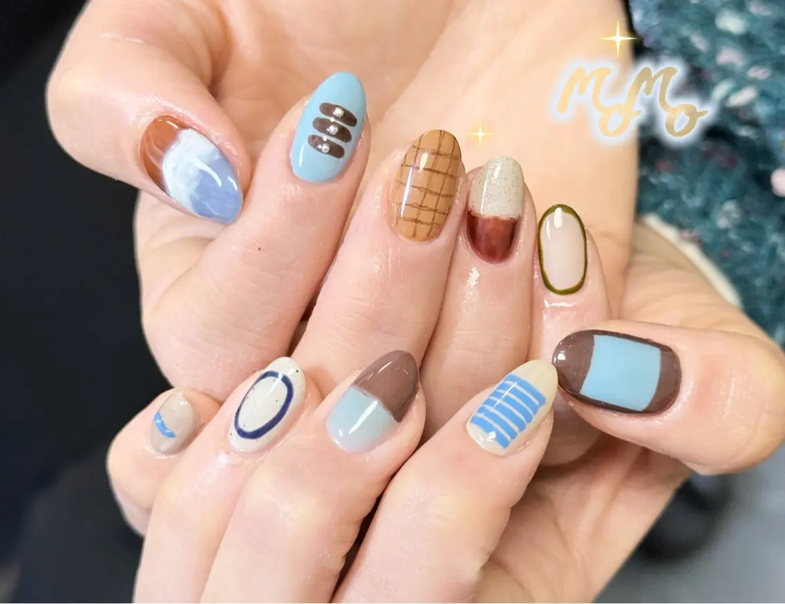 ネイル ニュアンスネイル ハンドネイル MOMO nailのネイルデザイン
