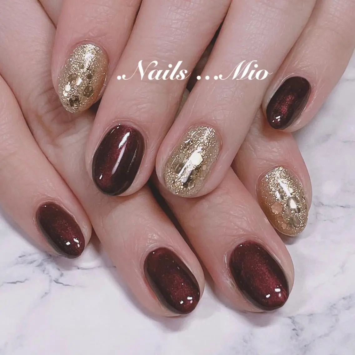 ネイル ジェルネイル .Nails Mio 赤羽西ネイルサロンのネイルデザイン