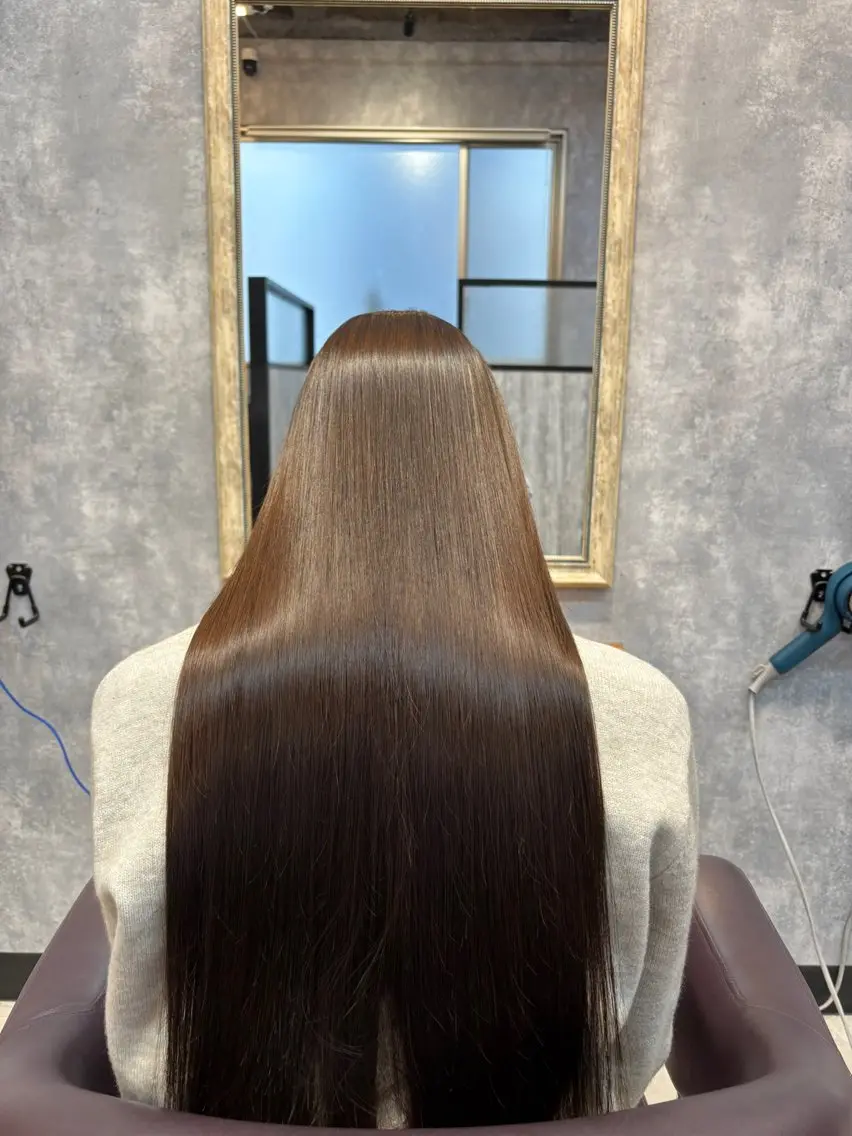 ロング 髪質改善 カット 縮毛矯正 en Siena エンシエナのヘアスタイル