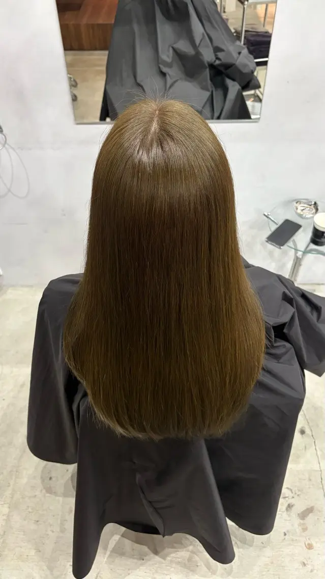 ロング カラー ヘアカラー 艶カラー / あおいのヘアスタイル